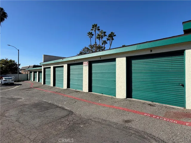 Storage units 9-1 with easy access, clean exterior, and clear "For Rent" signage.