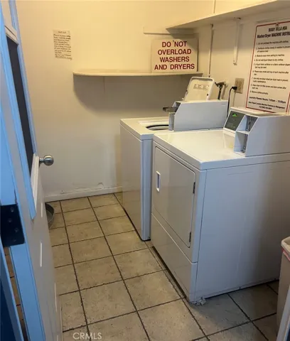 On site laundry facility