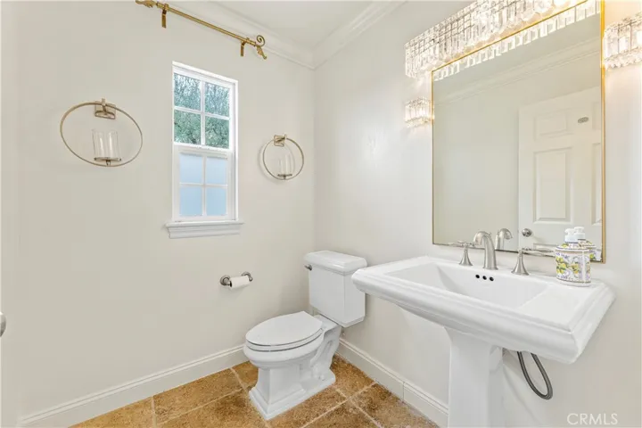 main level powder room