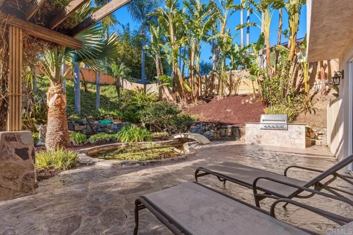 Backyard Sitting Area