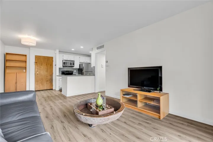 Living room and kitchen open floor plan