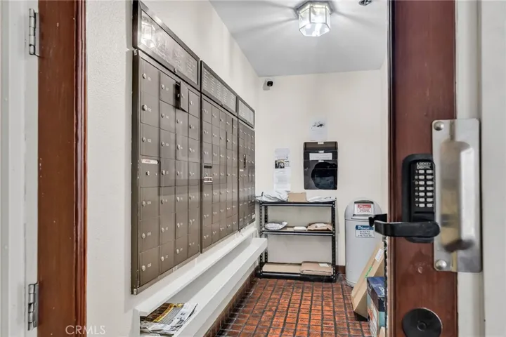 Secured mail room