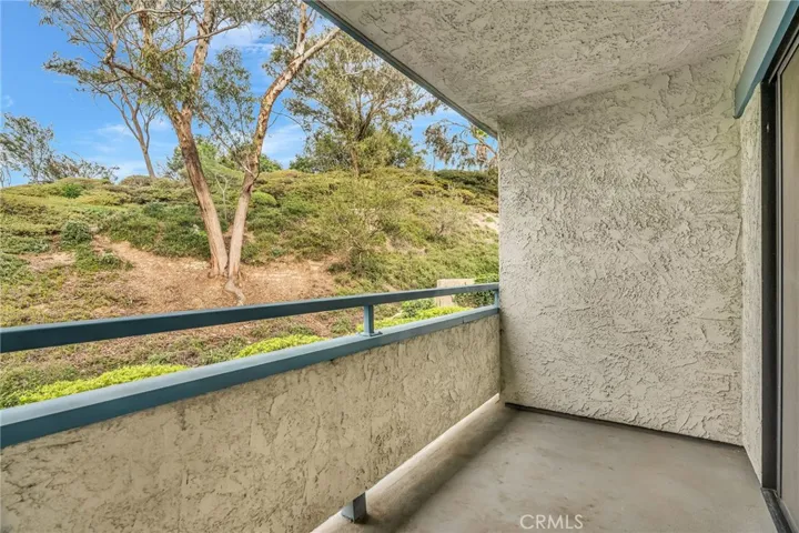 Patio east view to hillside