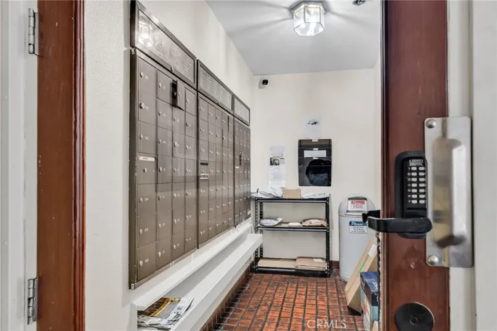 Secured mail room