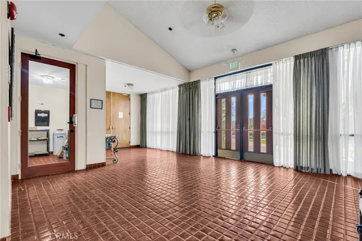 Secured main exit from ground floor lobby