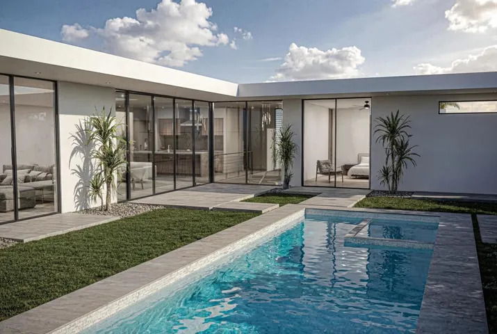 Artist Rendering Rear Yard