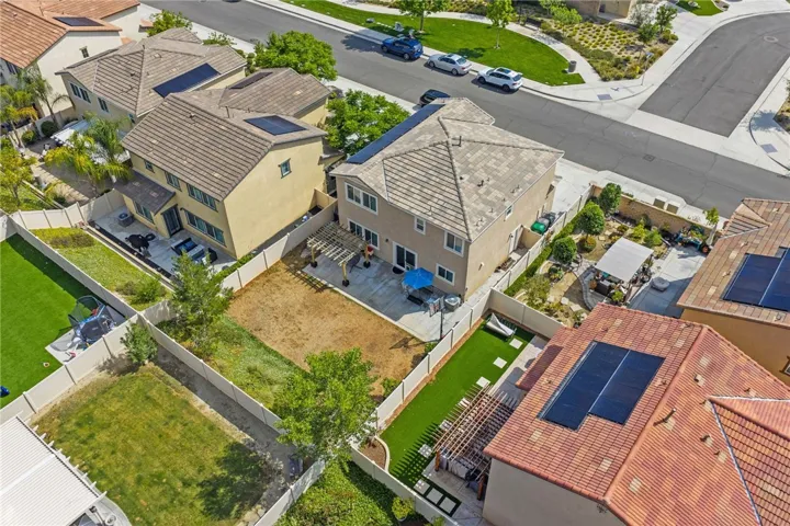 Aerial view of the subject property and surrounding areas