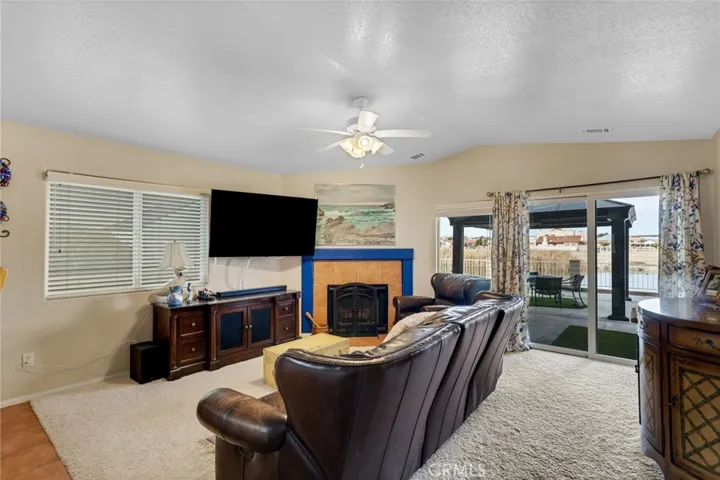 Living Room with Fireplace