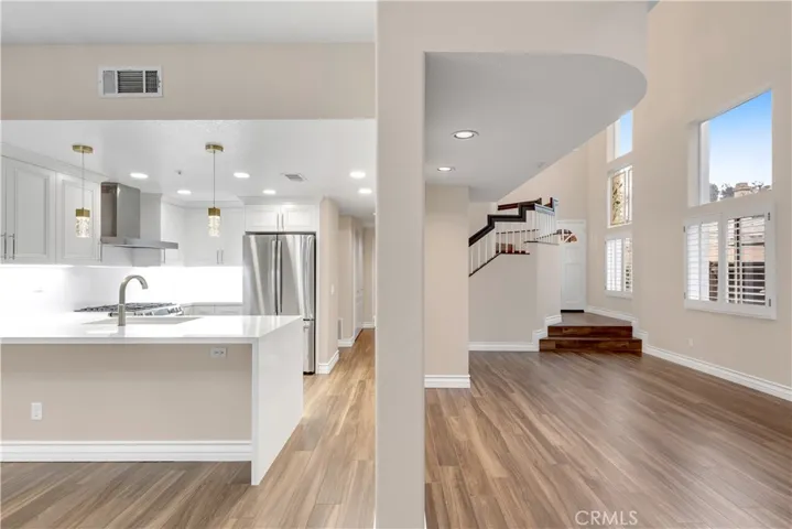 Another view of the downstairs layout.