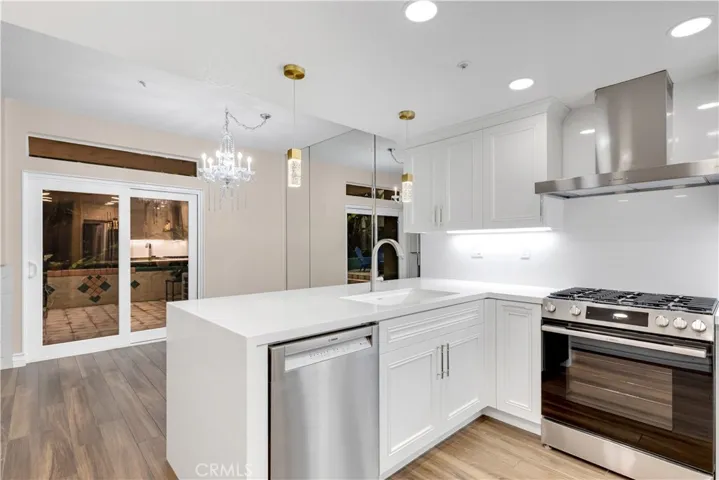 This chef's kitchen was just newly fully remodeled and completed in 2026.