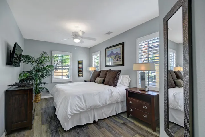 FRONT GUEST BEDROOM PULLED BACK