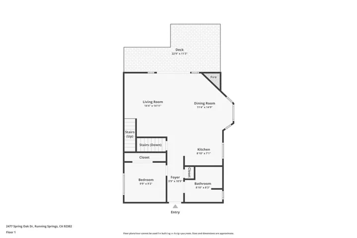 Main Level Floorplan