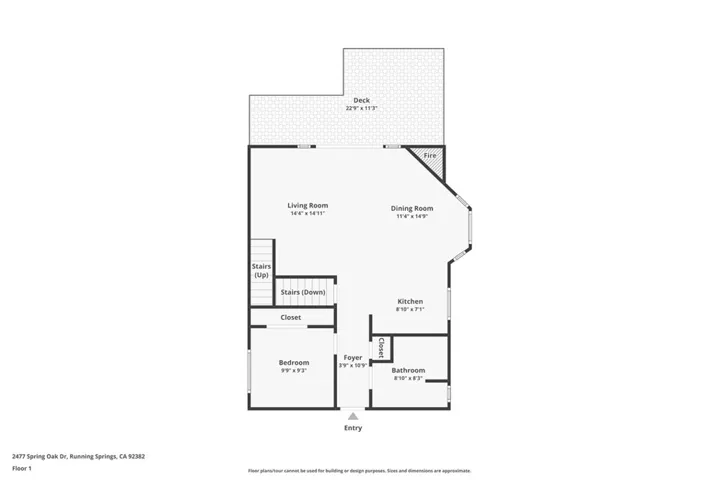 Main Level Floorplan