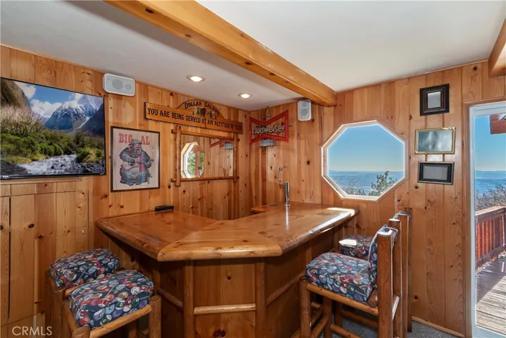 Bottom Level Entertainment Bar With Service Sink