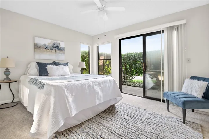 2nd  bedroom with patio access