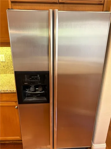 Stainless Steel Refrigerator.