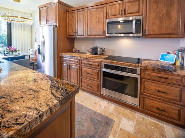 luxury RV lot 156 kitchen