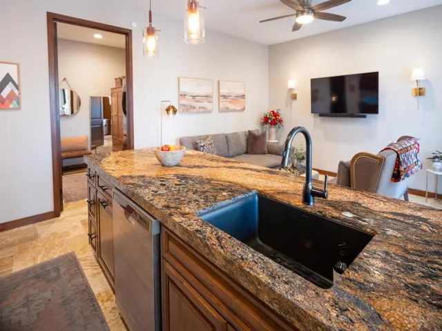 luxury RV lot 156 sink