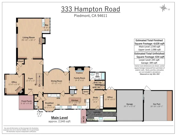 333 333 Hampton Road, Piedmont, California 94611