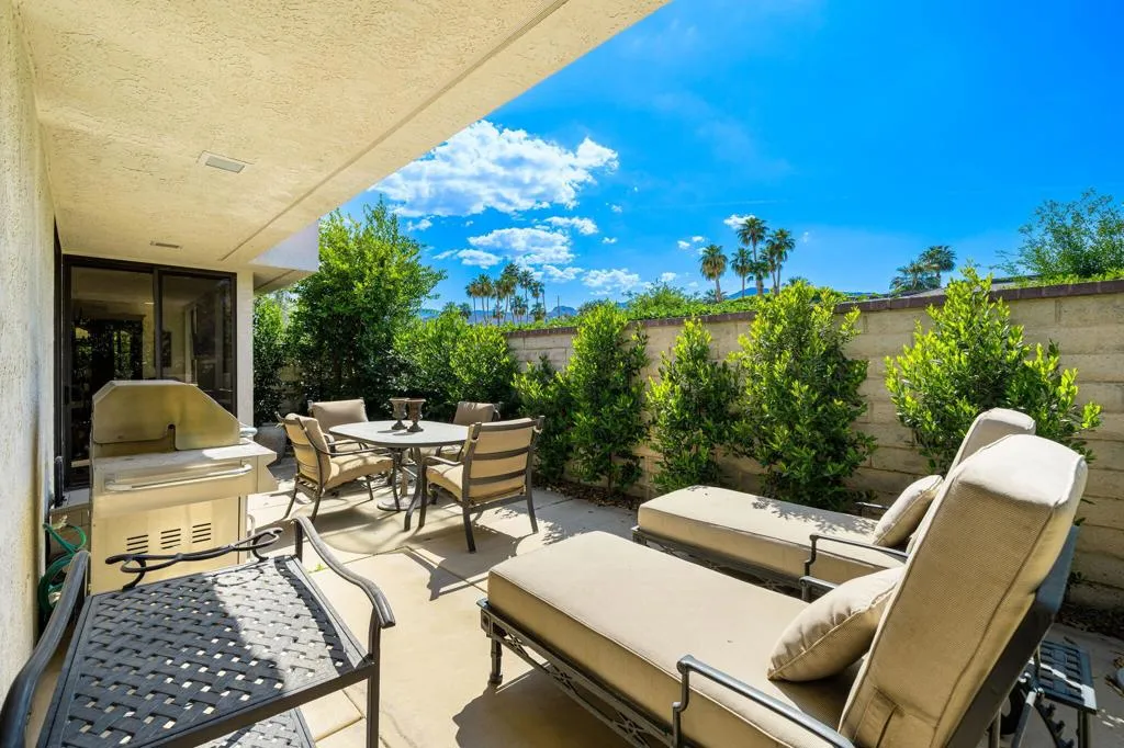 Reverse View of Patio off Kitchen