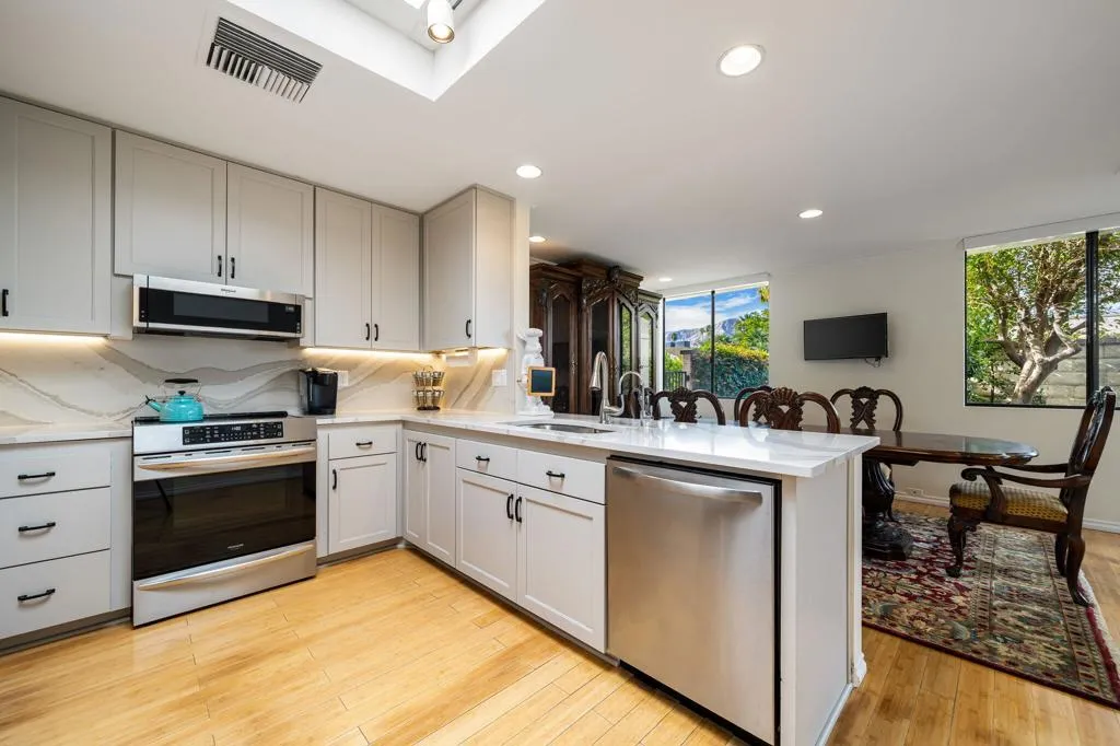 Kitchen Overlooking Dining Area
