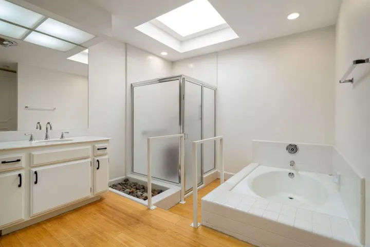 Primary Shower and Tub