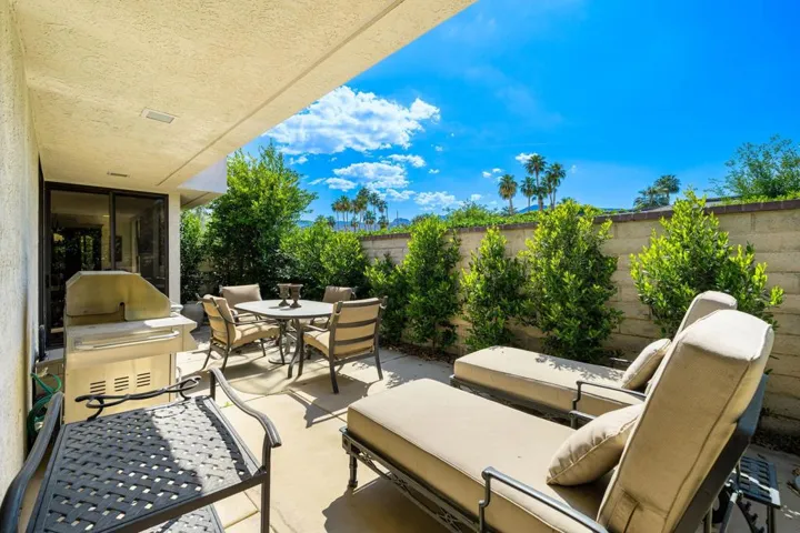 Reverse View of Patio off Kitchen