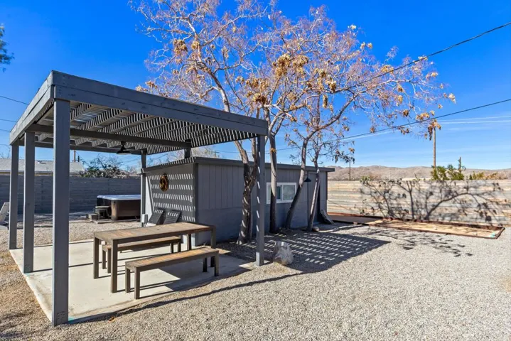 Covered patio