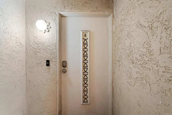Door entering condo.