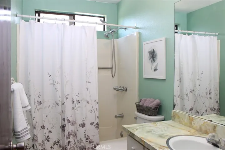 Hall bathroom.