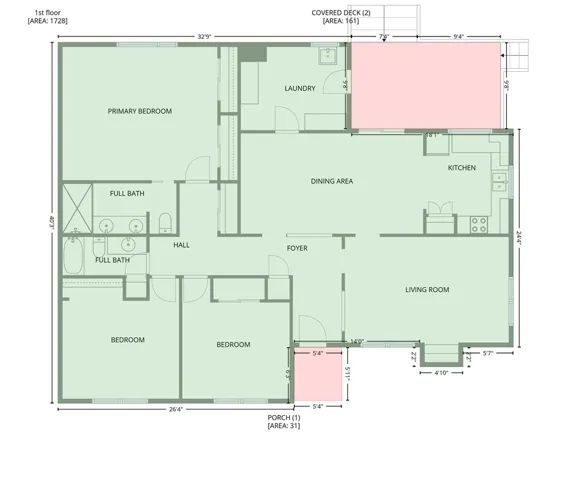 Dimensions approximate.