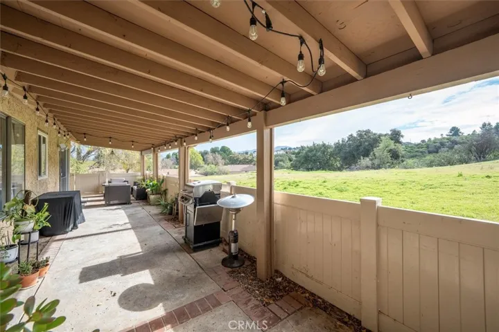 Covered Private Patio
