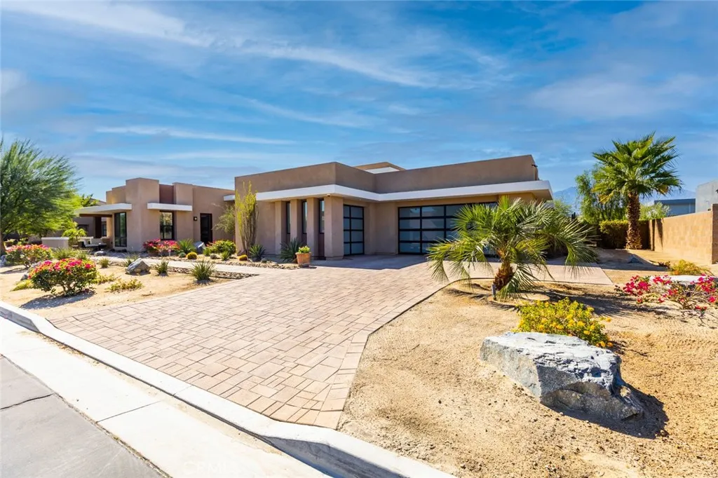 Long Driveway with Pavers
