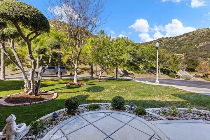 Hill view across the street