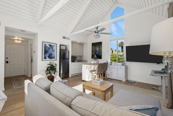 Kitchen and Living Room View