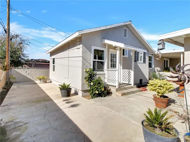 Back of the property.