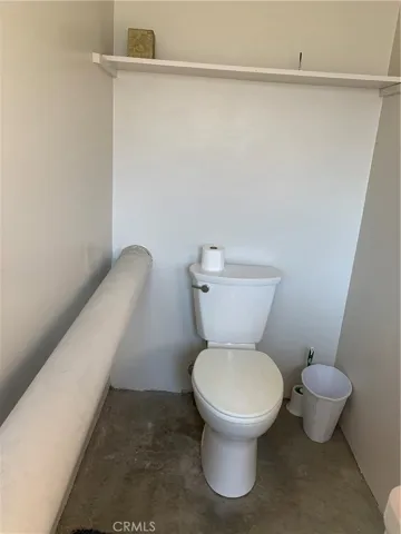 Half bath in the community laundry room.