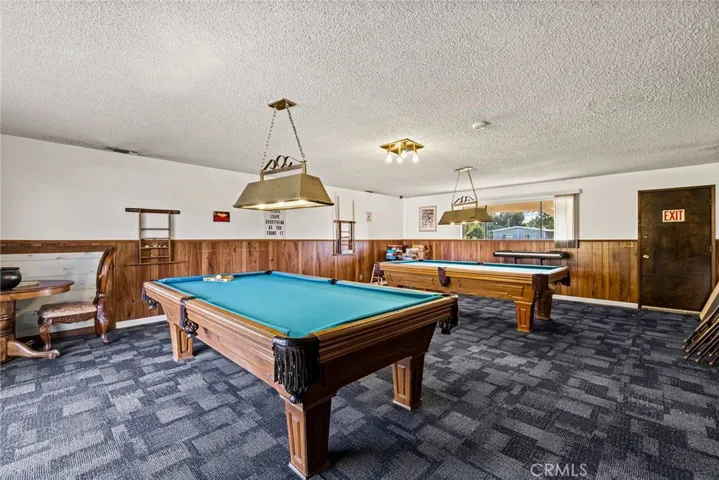 Clubhouse billiards room