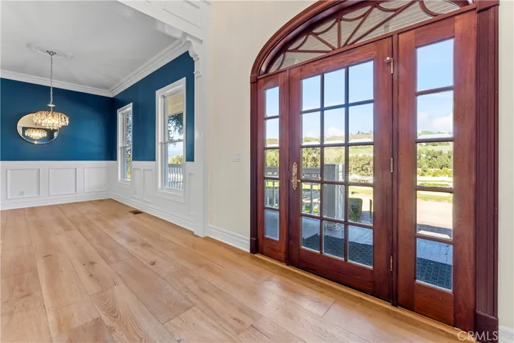 Dining room and front door