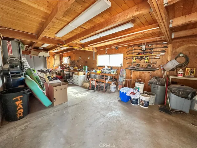 Garage and workspace