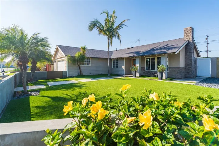 Enclosed front yard