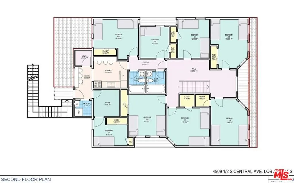 SECOND FLOOR FLOORPLAN