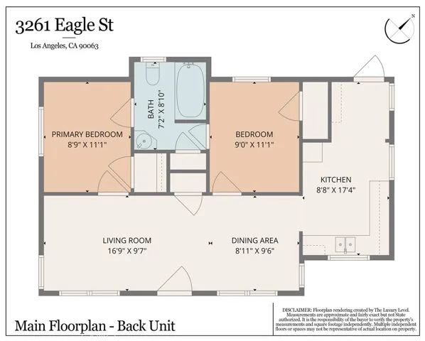 Floor Plan of Rear House