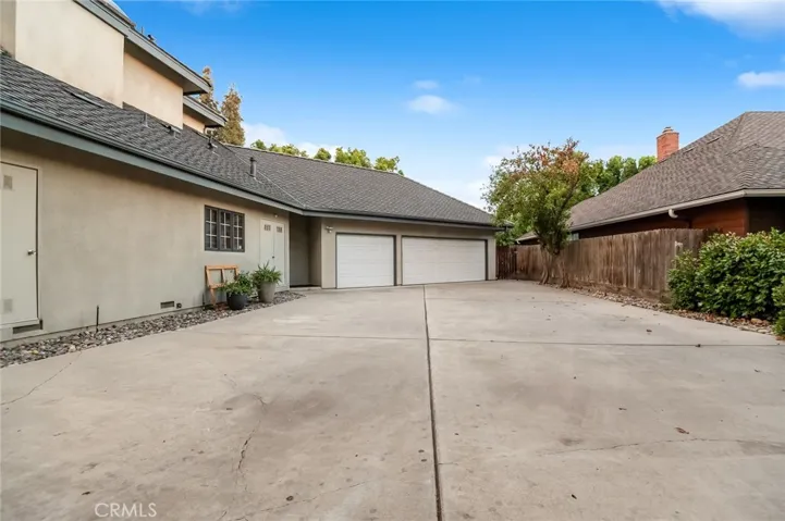 Ample room in driveway for parking