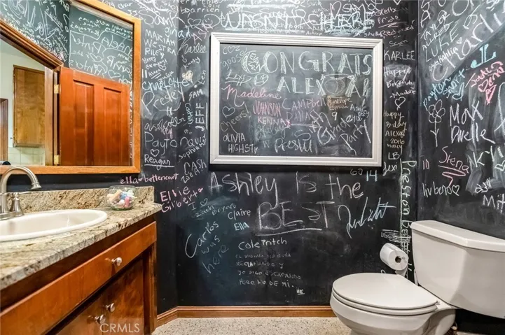 Half bath off utility room