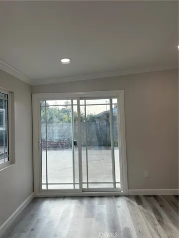 Sliding Door to Back Yard