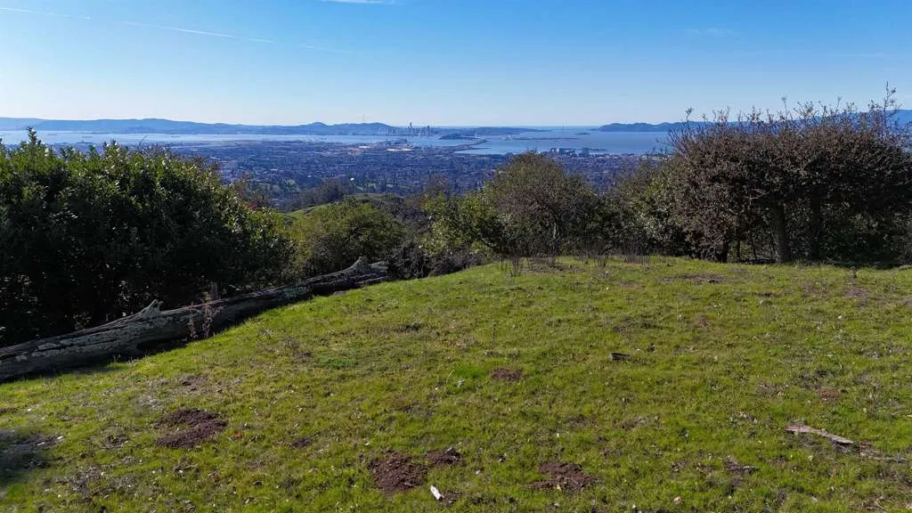 Mountain view with a large body of water