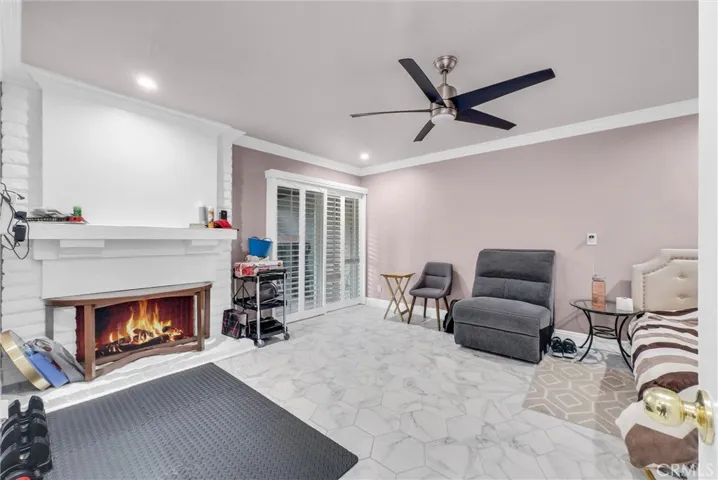 Room Renovated with Ceiling fan and Electrical wire.
