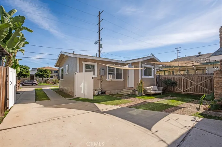 Open rear patio area