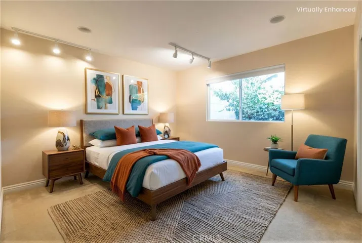 Virtual staging. Currently empty. Bedroom 2